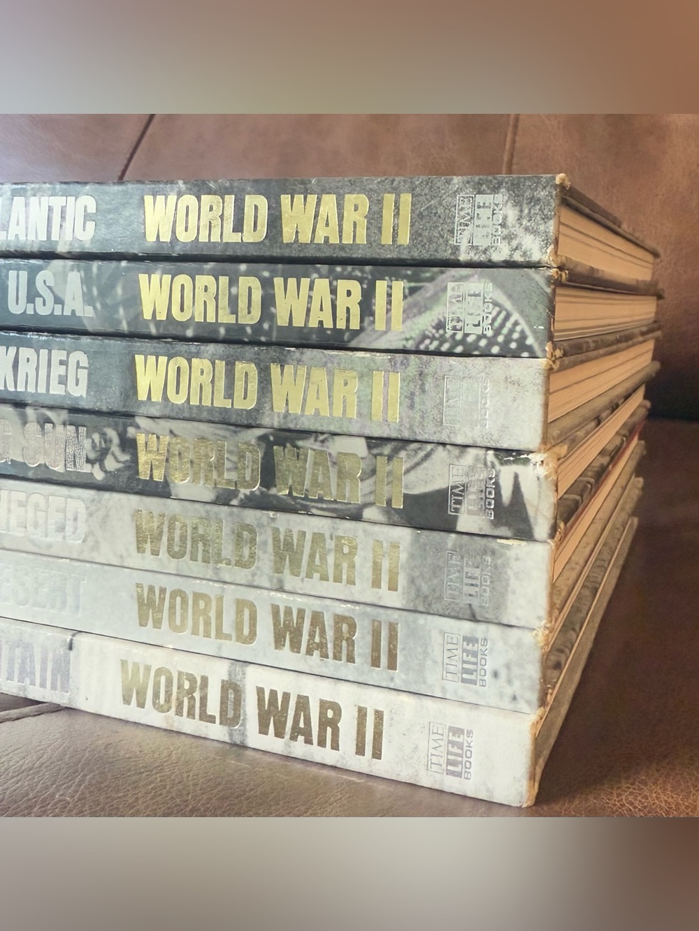 Time-Life World War II Collection - 8 of the 39 Volume Set - Hard Cover